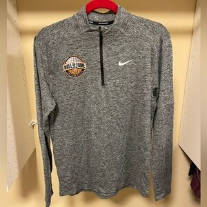 Nike Hall of Fame Gray Running Top
